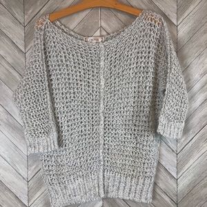 Decree Open Knit Sweater Size Medium